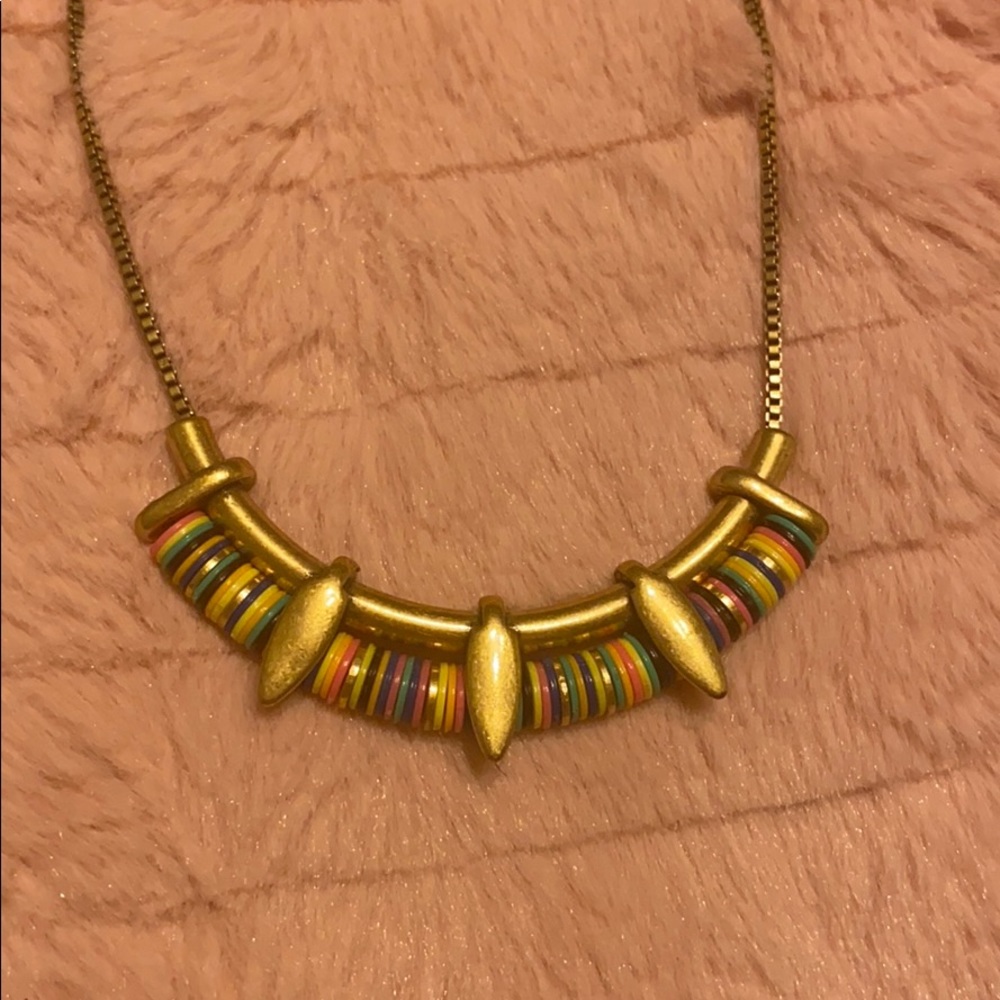 Stella & Dot | Gold Rainbow Wanderer Necklace - image 2